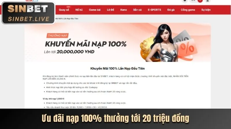 Ưu đãi chào mừng thành viên mới 168vn